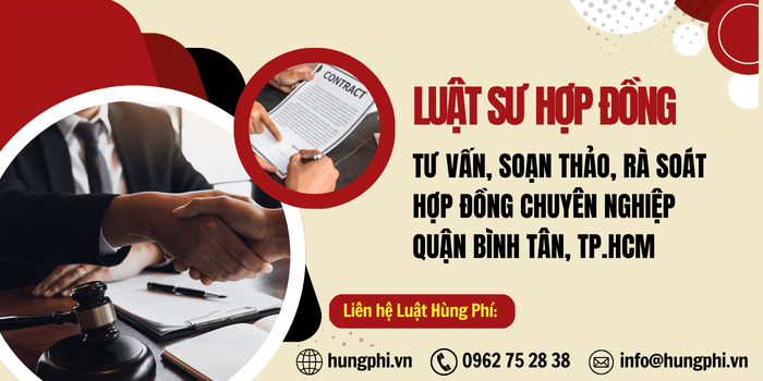 Dịch vụ Luật sư tư vấn, Luật sư soạn thảo hợp đồng, luật sư rà soát hợp đồng tại Quận Bình Tân, TPHCM. Luật sư hợp đồng tại Bình Tân